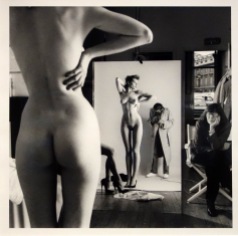 Helmut Newton - Autoportrait avec June et modèles - 1981