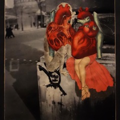 Jacques Prévert, collage sur photographie de Brassai